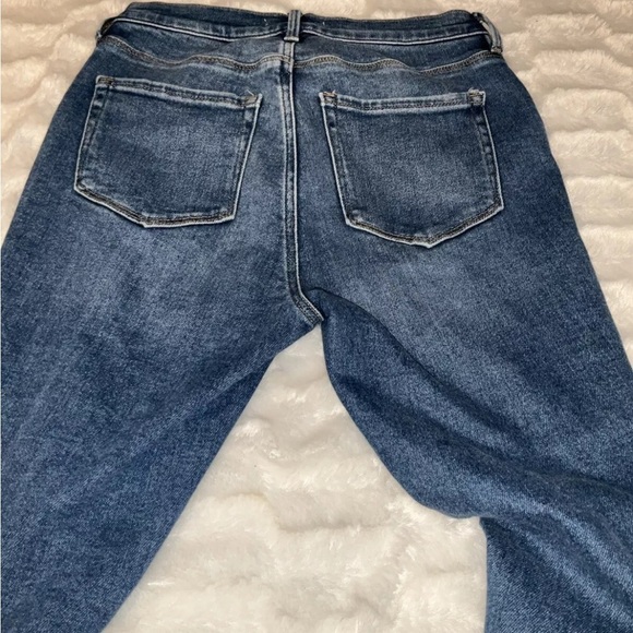 PacSun Distressed Jeans Juniors 27L High Rise‎ Ankle Jegging Skinny Blue - Picture 6 of 10